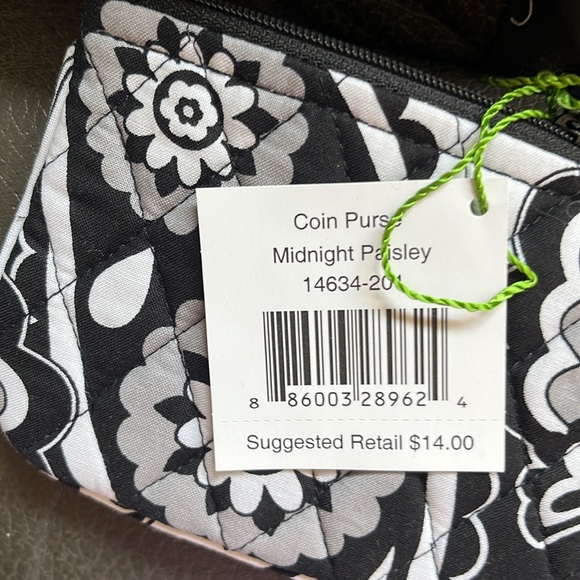 Vera Bradley midnight paisley little crossbody and coin case - Picture 5 of 10